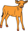 Orange Calf Clip Art